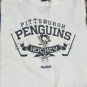 Reebok White Pittsburgh Penguins Hockey Top binc c26 26c